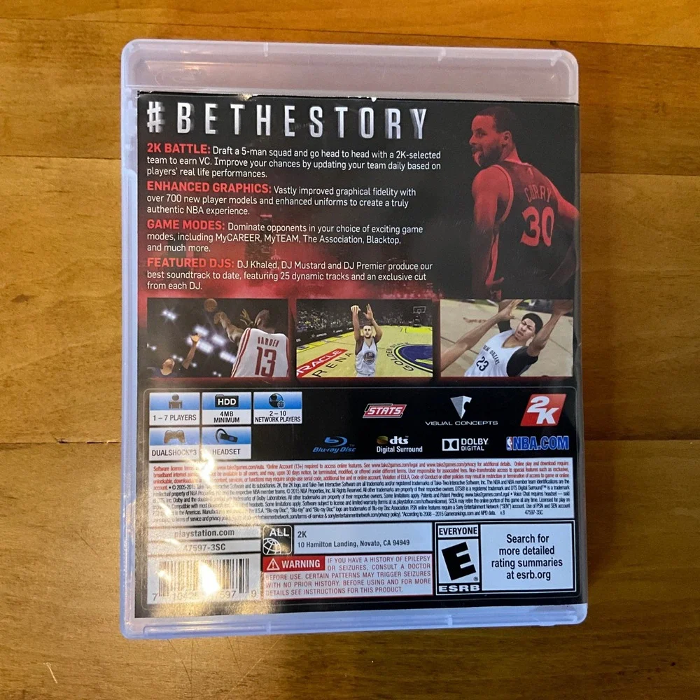 NBA 2K16 Video Game for PlayStation 3‎ PS3 Disc Only No Case